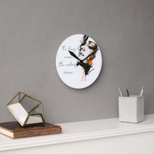 Stille Macht – Moderne Künstlerische Wanduhr