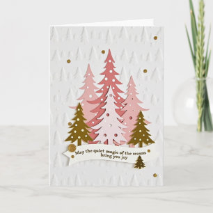 Stille Magie der Weihnachtskarte Karte
