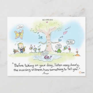 Stille nach der Karte