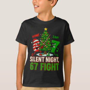 Stille Nacht 67 Kampf Lustiges Weihnachten T-Shirt