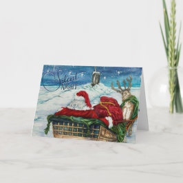 "Stille Nacht" eine Weihnachtskarte für das U-Boot Karte