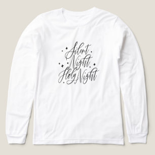 Stille Nacht Heilige Nacht Feiertag Weihnachten Tri-Blend Shirt