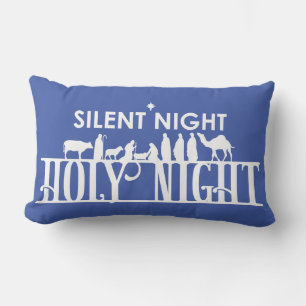 Stille Nacht Heilige Nacht Ganze Geburt Lendenkissen
