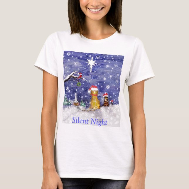 Stille Nacht - Heilige Nacht T-Shirt (Vorderseite)