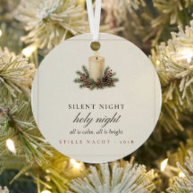 Stille Nacht Heilige Nacht Weihnachtsbaumschmuck