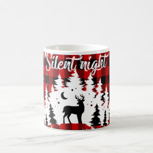Stille Nacht kariert Kaffeetasse