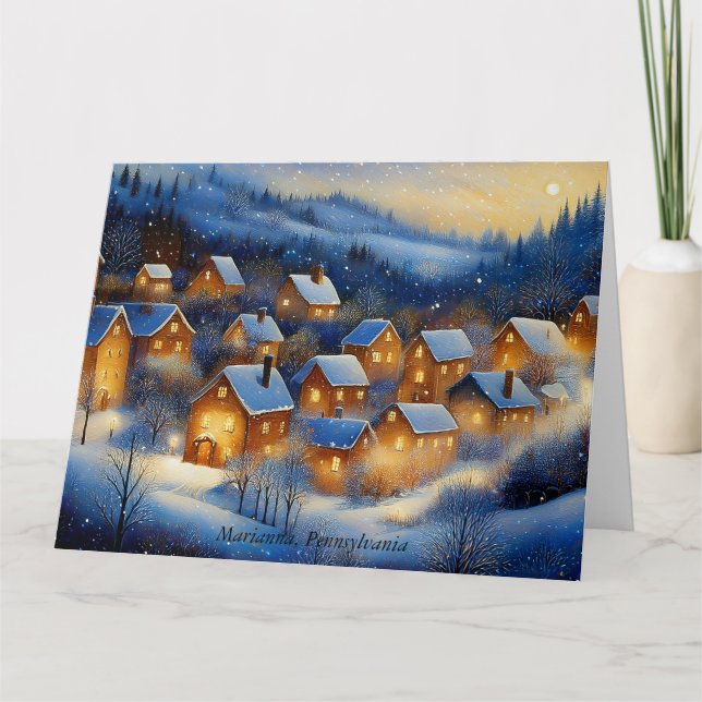 Stille Nacht Karte (Vorderseite)