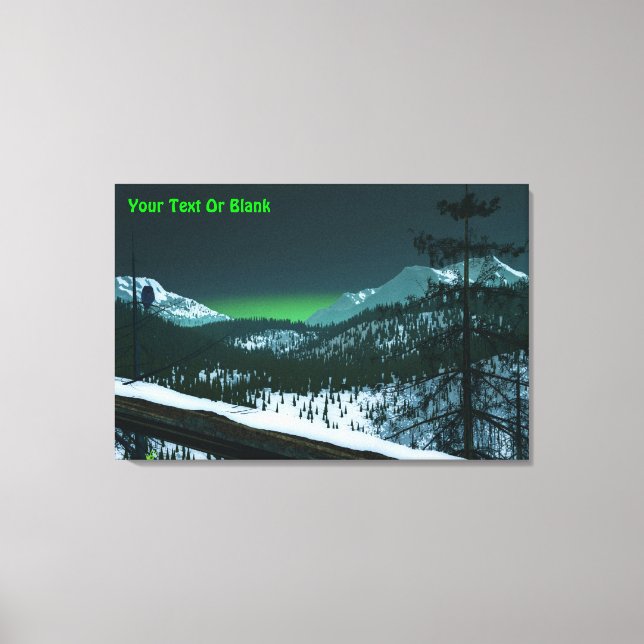 Stille Nacht Leinwanddruck (Vorderseite)