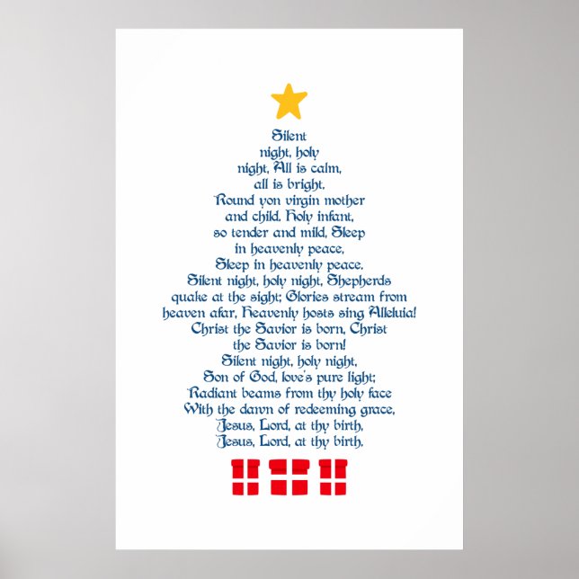 Stille Nacht Poster (Vorne)