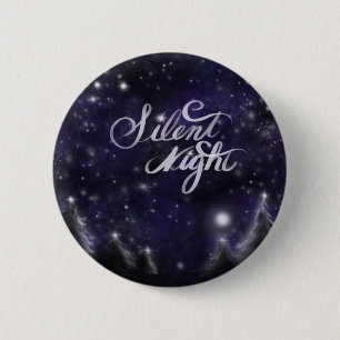 Stille Nacht - romantische Schneeszene Button