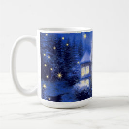 Stille Nacht. Snowy Village Weihnachtsgeschenk Tasse