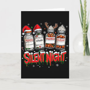 Stille Nacht Weihnachten Lustig Rn Er Krankenschwe Karte