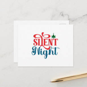 Stille Nacht Weihnachten Postkarte