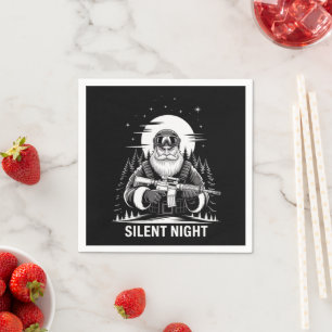 Stille Nacht Weihnachtsmann Weihnachten Militär Ve Serviette