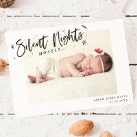 Stille Nächte Meistens Baby Foto Urlaub Geburt