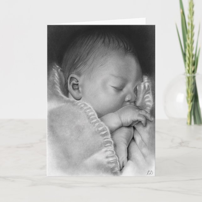 Stille Nachtkarte Feiertagskarte (Vorderseite)