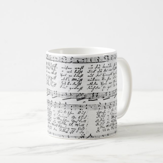Stille NachtStille Nacht Musik-Tasse Kaffeetasse (VorderseiteRechts)
