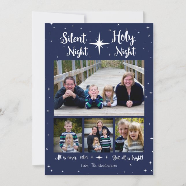 Stille NIght.. Alles ist nie ruhig, aber alles ist (Vorderseite)