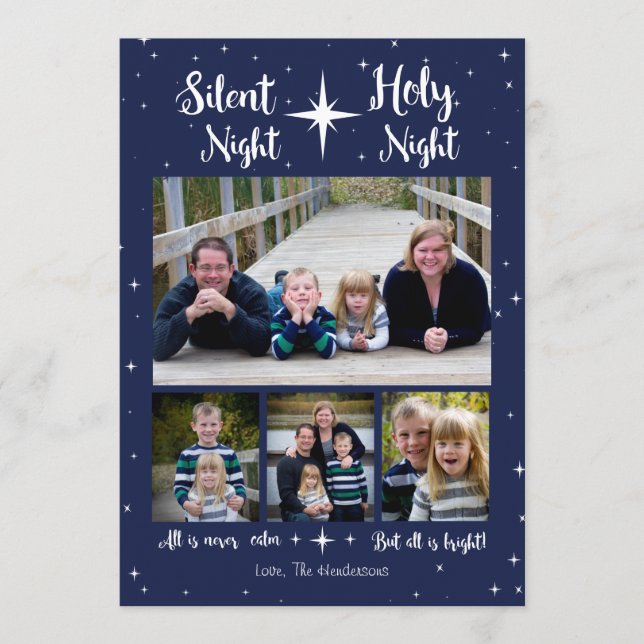 Stille NIght.. Alles ist nie ruhig, aber alles ist (Vorderseite)