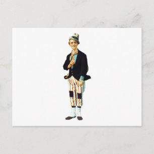 Stille Performer der 1920er Jahre Postkarte