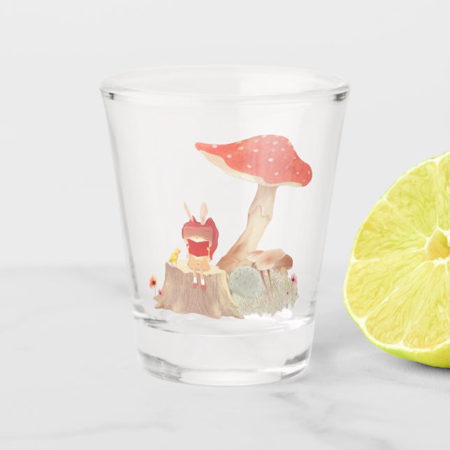 Stille Poesie Schnapsglas (Vorderseite)