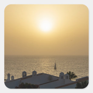 Stille Quadratischer Aufkleber