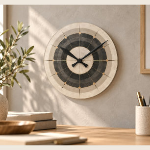 Stille Radius-Wanduhr Runde Wanduhr
