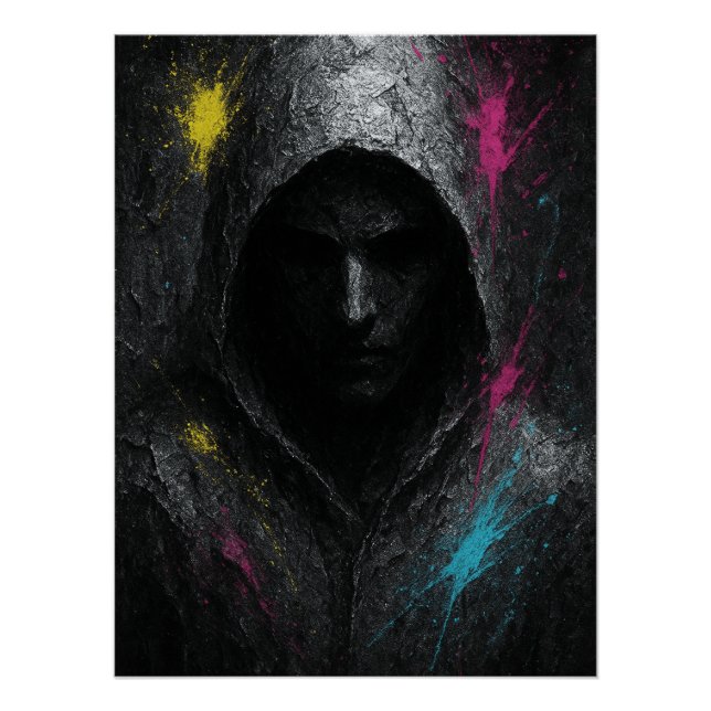 Stille Rebelle - kraftvolles, dunkles Poster (Vorderseite)
