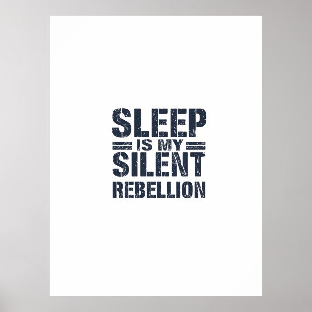 Stille Rebellion: Der Power des Schlafes Poster (Vorne)