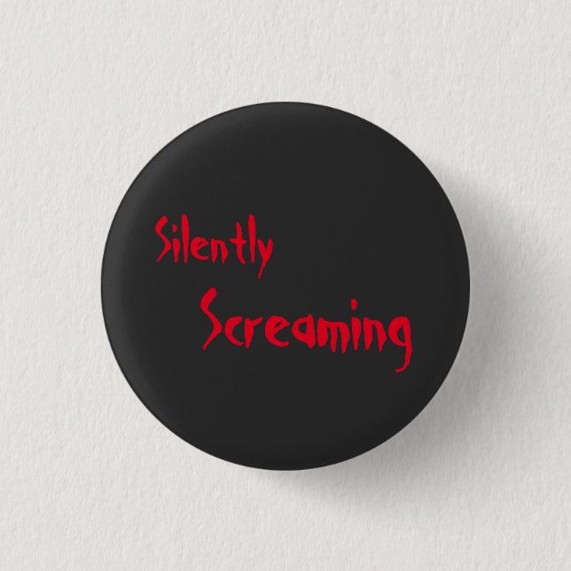 Stille Schreie Button (Vorderseite)