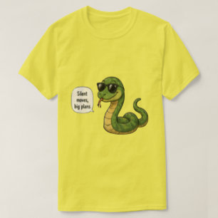 Stille Schritte, Große Pläne   Motivationszitat  T-Shirt