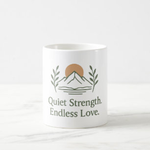 Stille Stärke. Endlose Liebe. – Vater Anerkennung Kaffeetasse