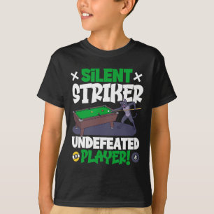 Stille Streiker - Billard und Katze T-Shirt