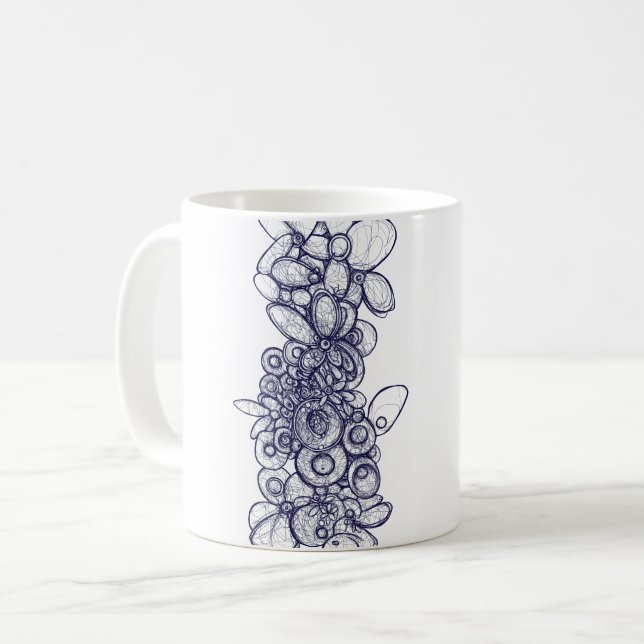 Stille Strukturen: Eine Studie in Form Kaffeetasse (Vorderseite Links)