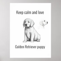 Stille und Liebe Golden Retriever Welpe behalten
