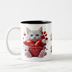 Stille Whiskers Cat Tasse - Große Liebe, kleine Pf
