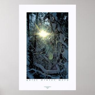 Stille Wintermorn Poster
