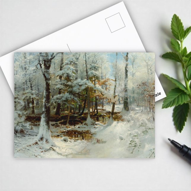 Stille Winternachmitte von William Baker, Fine Art Postkarte (Von Creator hochgeladen)