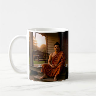 Stille Zeit Mit Buddha Tasse