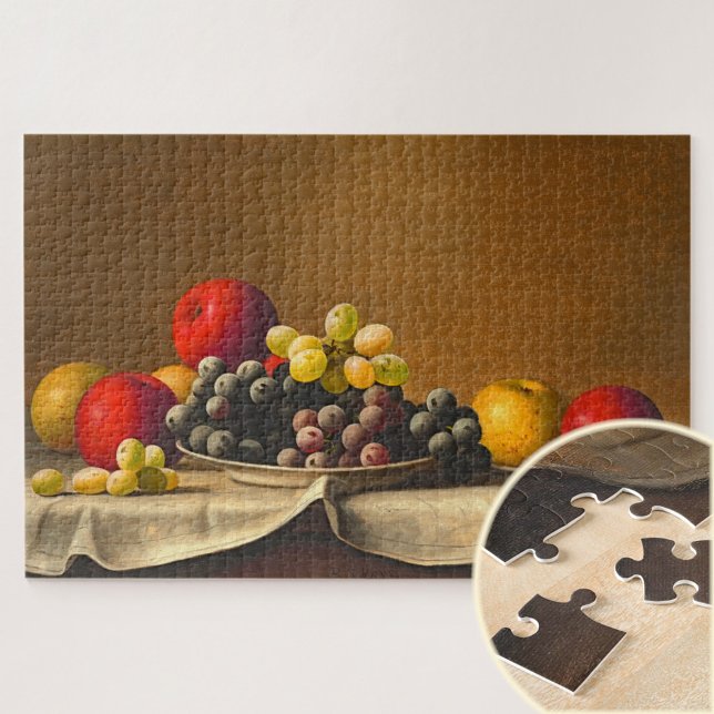 Stilleben, Äpfel, Trauben, Obst Puzzle (Von Creator hochgeladen)