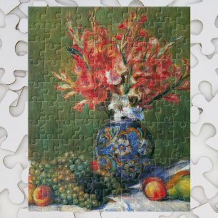 Stilleben Blumen und Früchte von Pierre Renoir Puzzle