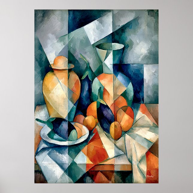 Stilleben – Meisterwerk der Neuinterpretation Poster (Vorne)