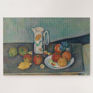 Stilleben, Milchkännchen und Obst auf einem Tisch, Puzzle