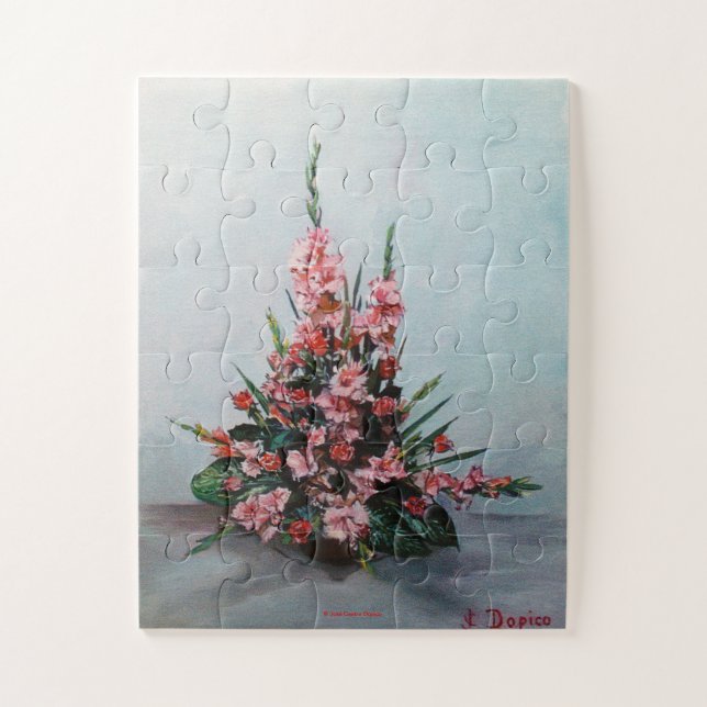 Stilleben mit Blumen Puzzle (Vertikal)