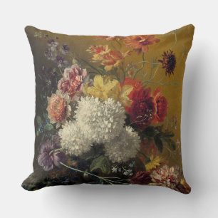 Stilleben mit Blumen von Johannes van Os Kissen