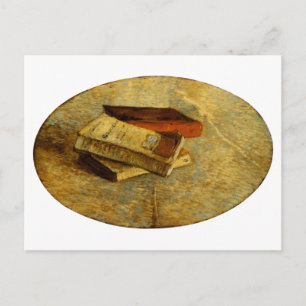 Stilleben mit drei Büchern Van Gogh Fine Art Postkarte