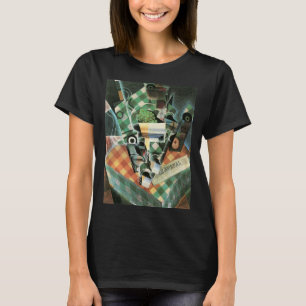Stilleben mit karierter Tischdecke von Juan Gris T-Shirt