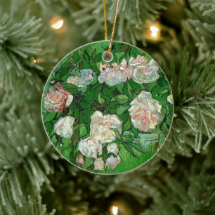 Stilleben mit rosa Rosen von Vincent van Gogh Keramikornament