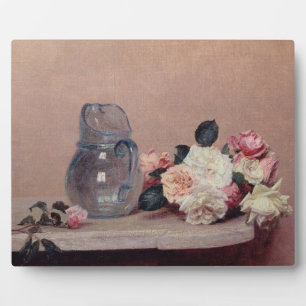 Stilleben mit Rosen, 1889 (Öl auf Leinwand) Fotoplatte