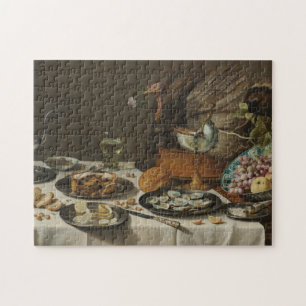 „Stilleben mit Truthahn-Pie“ Kunstpuzzle Puzzle